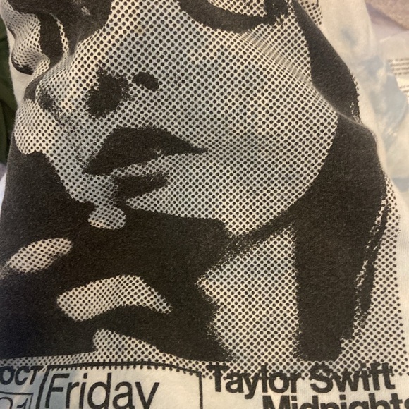 Taylor Swift Midnights Blue Tie Dye Hoodie Sz L - Picture 4 of 4